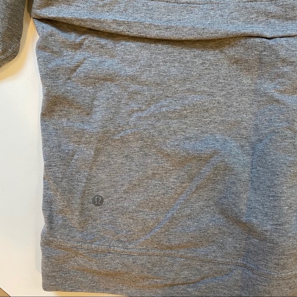Lululemon Gray Sweatshirt Zip Up - Picture 2 of 2